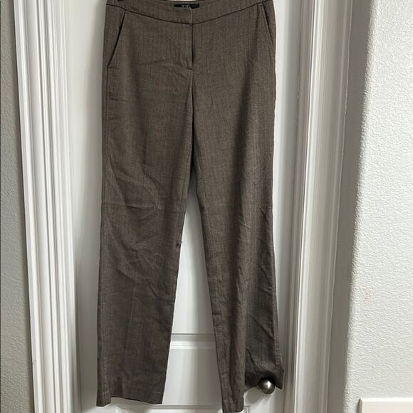 BCBG Herringbone Wide-Leg Trousers | Size 6 | Business Casual - Picture 1 of 5